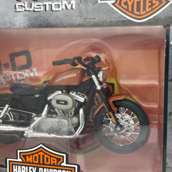 2007 Harley Davidson XL 1200N Nightster Brown Series 38 Maisto 1:18 Scale Model - Picture 2 of 8